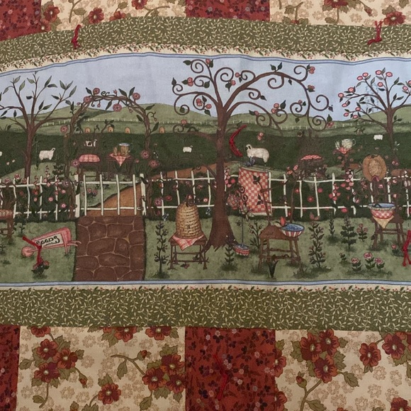 Hand crafted lap quilt - Picture 2 of 5